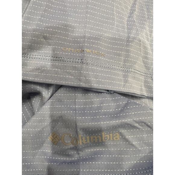 Columbia Mens Blue Polo Golf Athletic 1/4 Button Short Sleeve Shirt Size XL - Picture 8 of 10